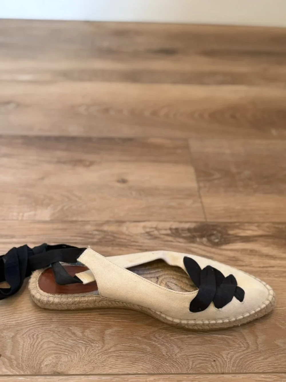 J Crew Ankle Tie Espadrilles, sz 9.5
